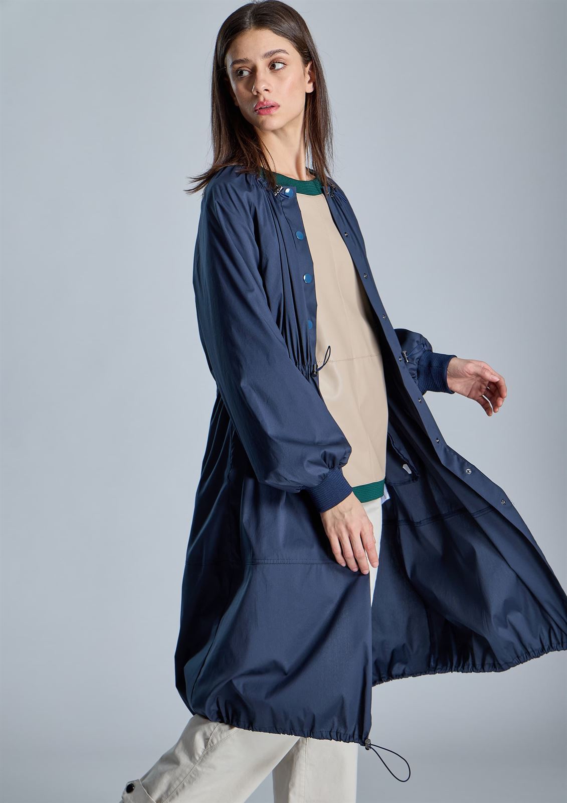 Vestido Alba Conde 5402-312- azul marino - Imagen 4