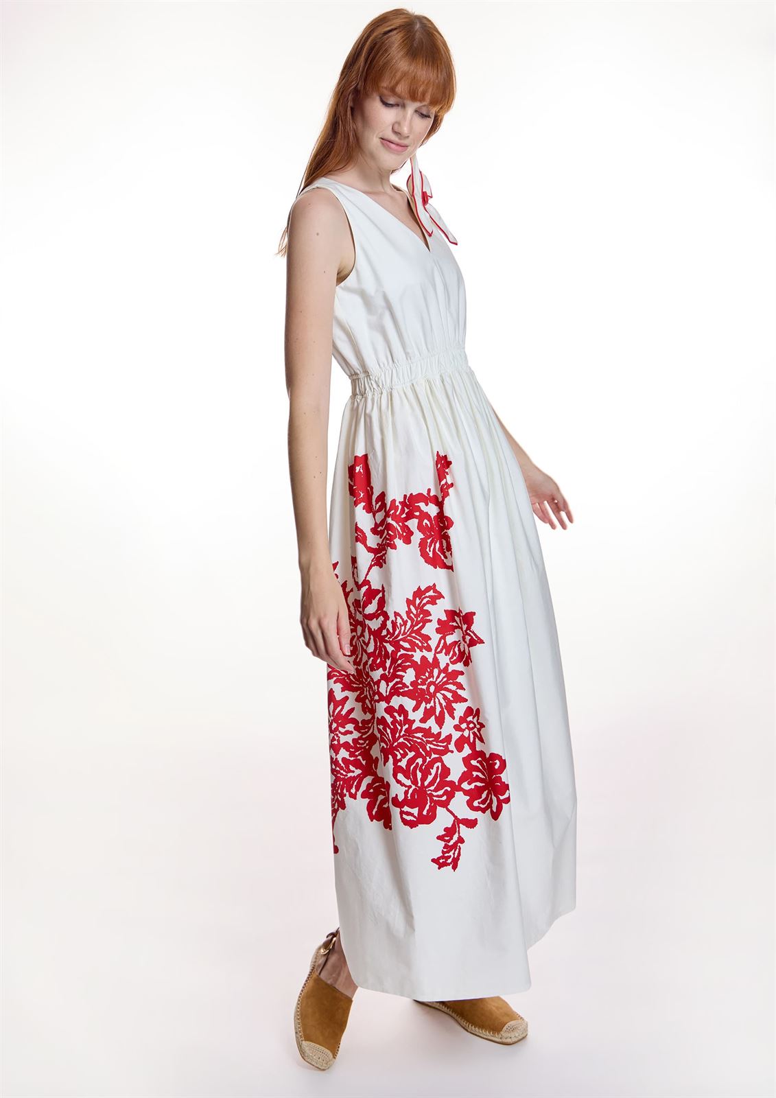 Vestido Alba Conde LARGO CON ESTAMPADO FLORAL - Imagen 4