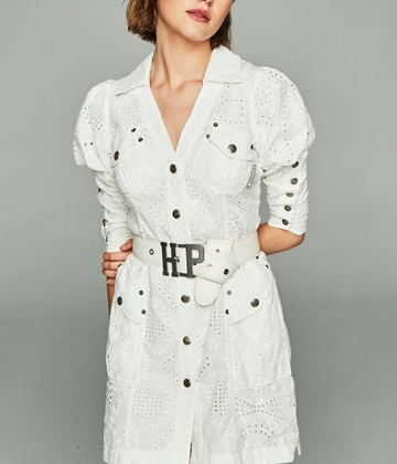 Highly Preppy Top Camisero con Bolsillos para Mujer