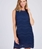Vestido CARLA ROBE ENCAJE AZUL MARINO - Imagen 1