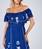 Vestido CHANCE ROBE piñas azul marino - Imagen 1