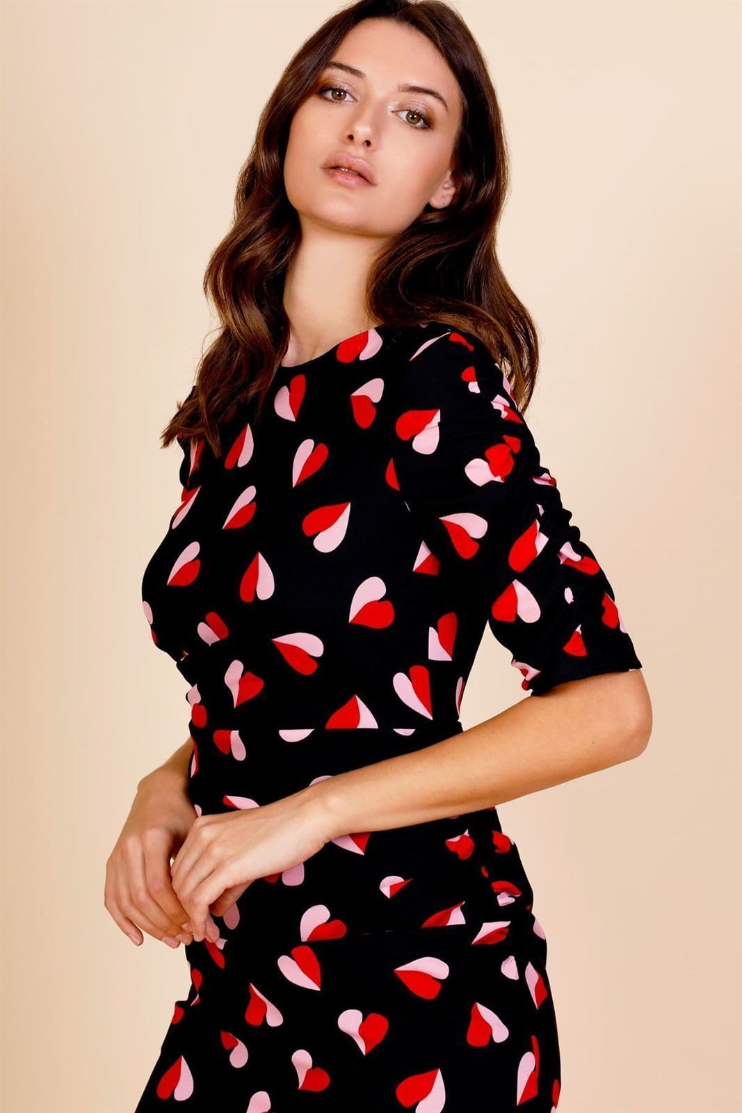 Vestido corazones long loving dress. - Imagen 2