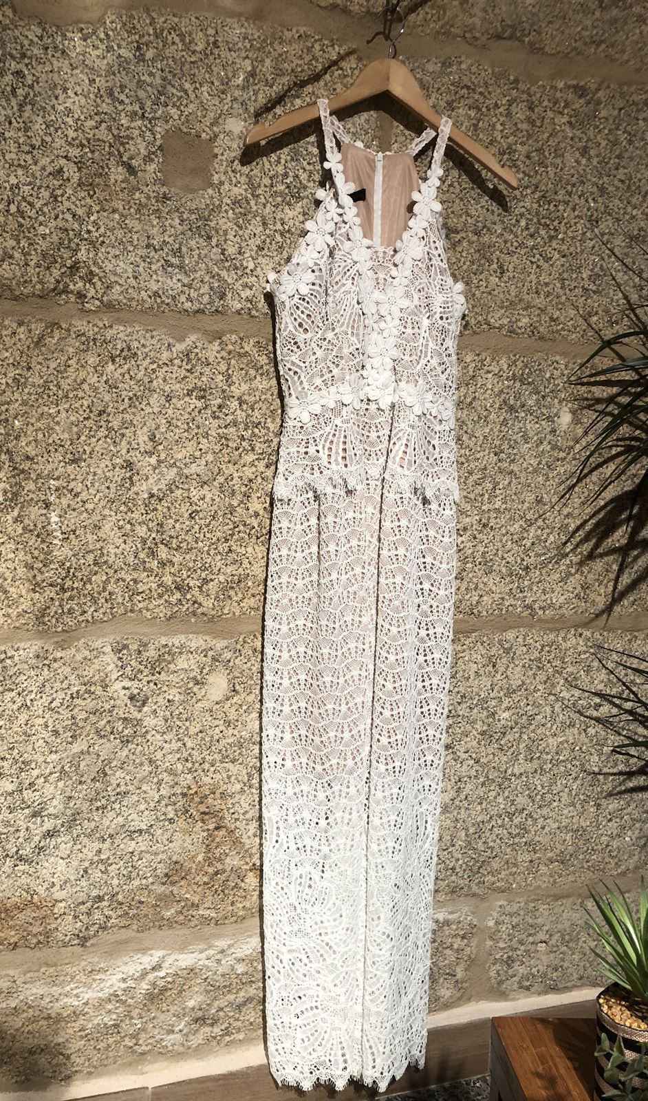 Vestido crochet blanco - Imagen 3