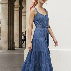 Vestido Derhy 615032 GILLY vaquero - Imagen 1