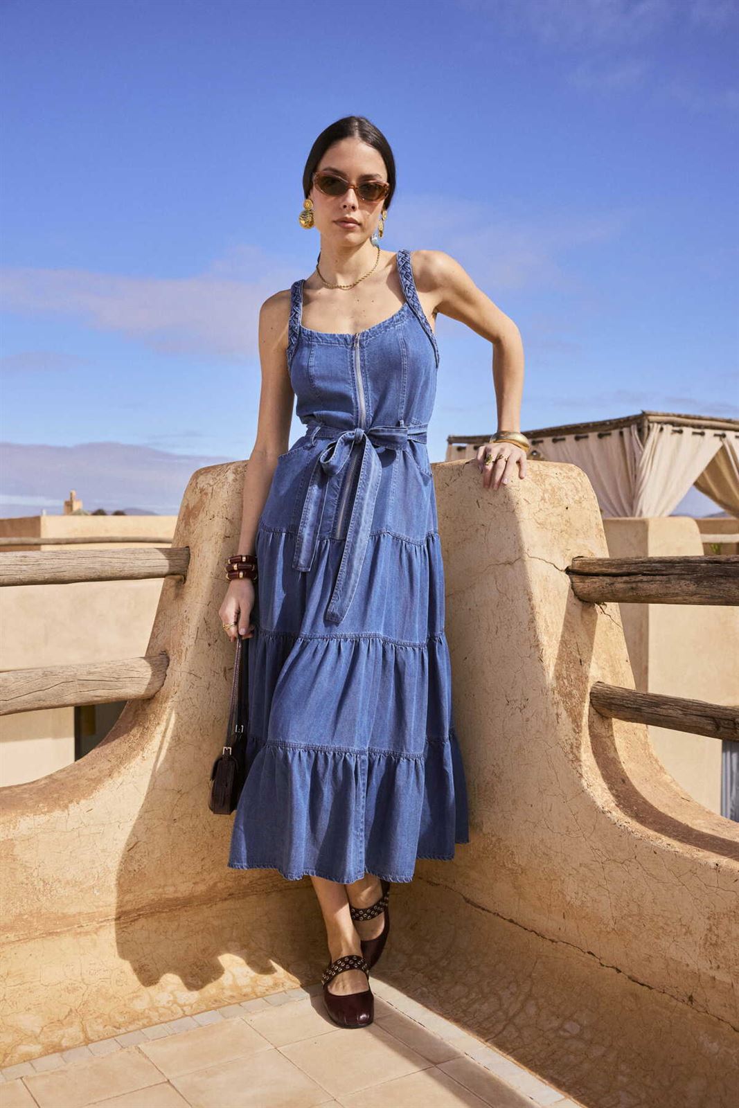 Vestido Derhy 615032 GILLY vaquero - Imagen 3