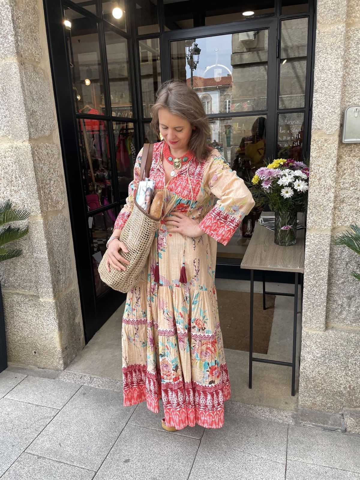 Vestido Derhy boho Chateau - Imagen 1