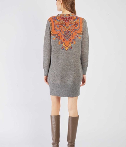 Vestido Derhy CELESTE ROBE greca gris - Imagen 2