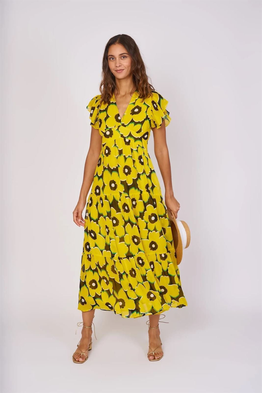 Vestido Derhy Derhy margaritas Clemence - Imagen 2