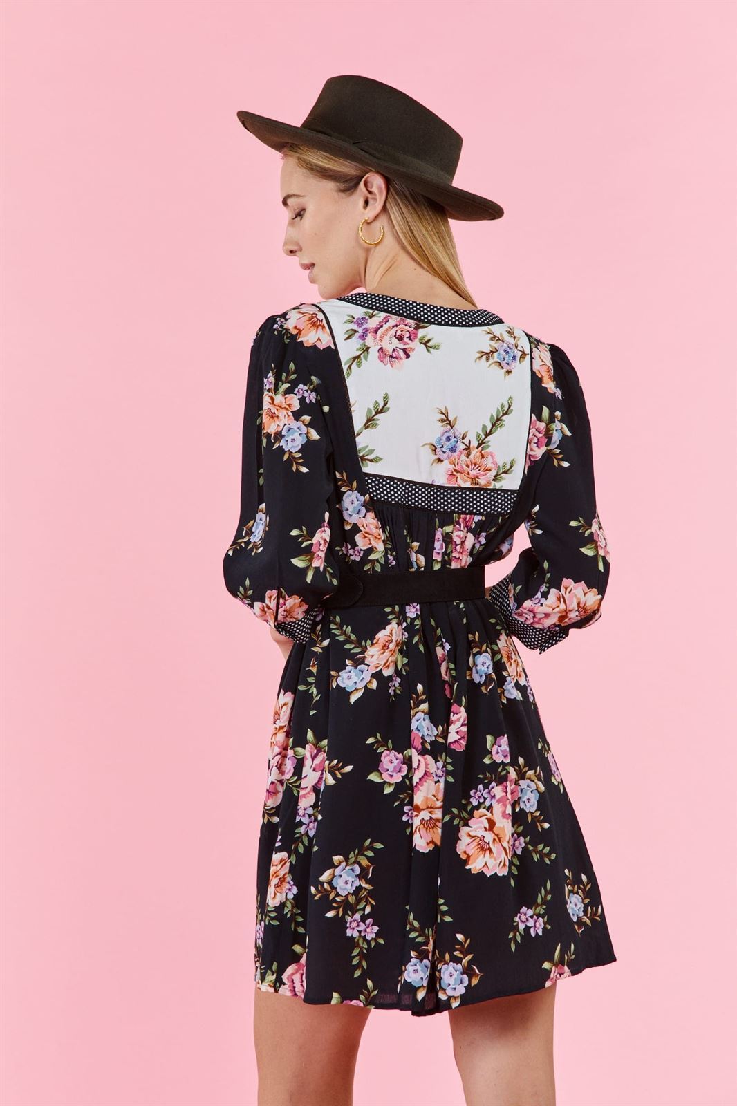 vestido Derhy estampado con lunares - Imagen 2