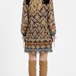 Vestido Derhy FELICIA cachemir marrones - Imagen 2