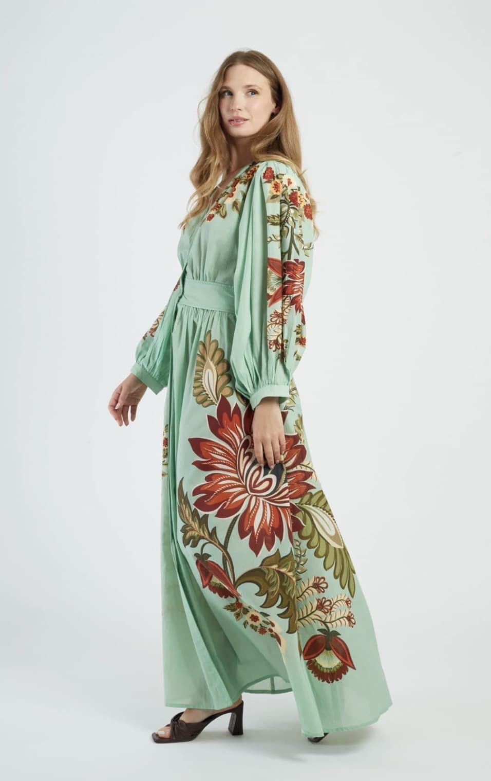 Vestido Derhy MAHAWA verde agua - Imagen 2