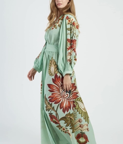 Vestido Derhy MAHAWA verde agua - Imagen 2