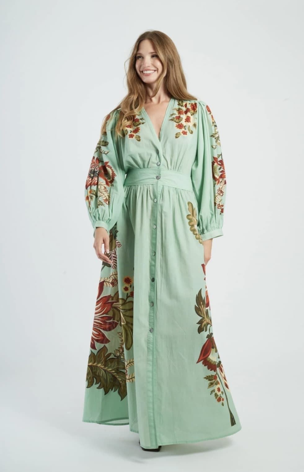 Vestido Derhy MAHAWA verde agua - Imagen 4