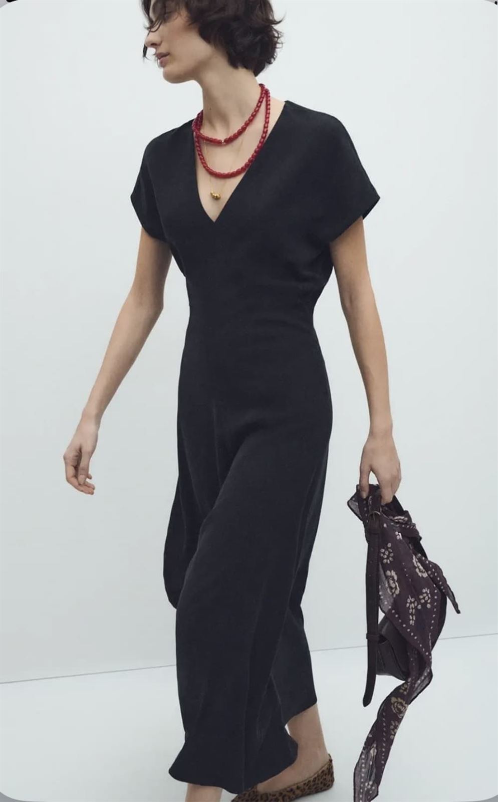 Vestido ese O ese Harper negro - Imagen 2