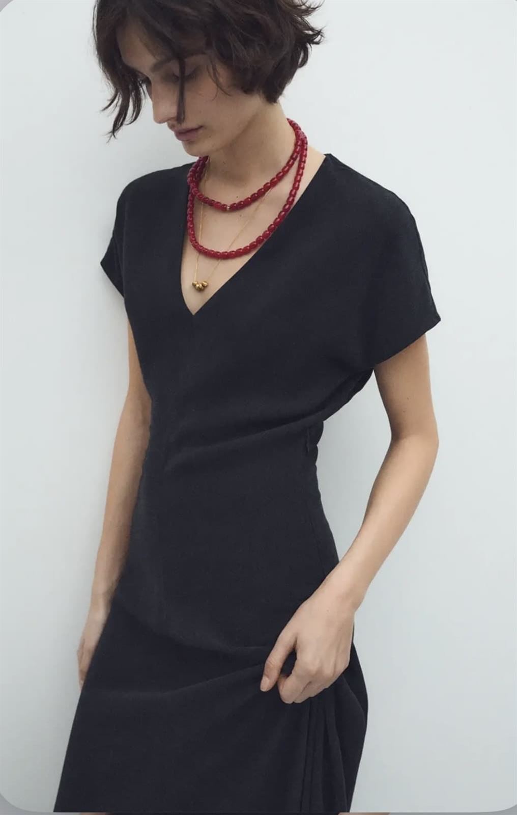 Vestido ese O ese Harper negro - Imagen 3