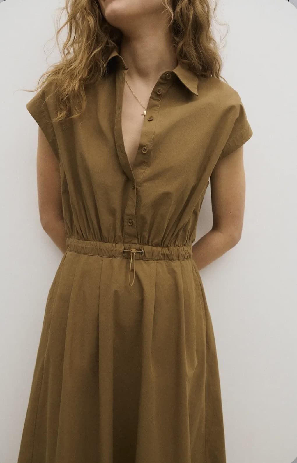 Vestido ese O ese Sport dark Olive - Imagen 3
