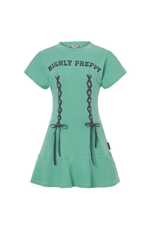 Vestido Highly Preppy corse verde - Imagen 1