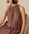 Vestido Indi & Cold 172 Halter bicolor marrones. - Imagen 2