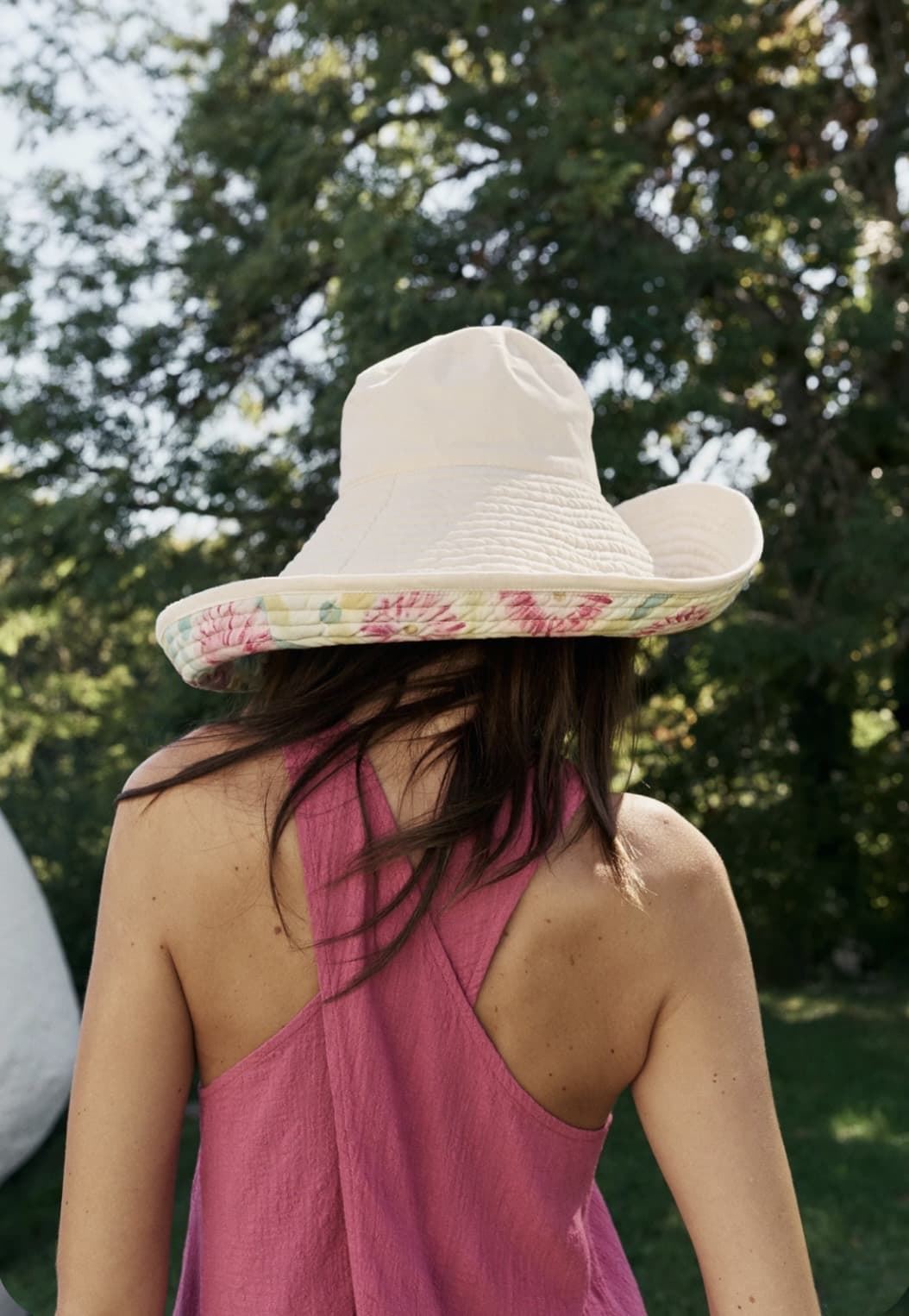 Vestido Indi & Cold CC335 Maxi CREPADO rosa lichi - Imagen 2