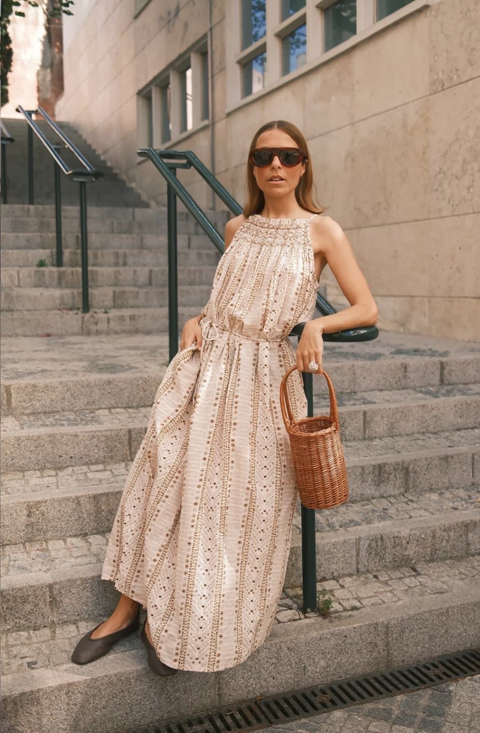 Vestido Indi & Cold KI130 HALTER ESTAMPADO crudo - Imagen 7