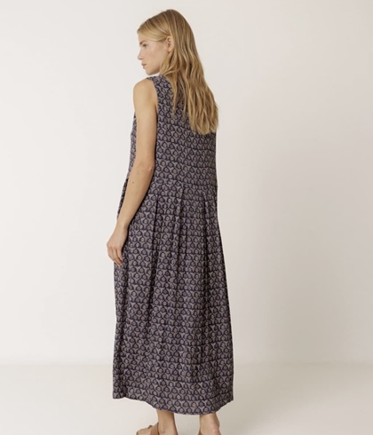 Vestido Indi & Cold  MI140 MULTIPOSICIÓN BLOCKPRINT navy marino - Imagen 1