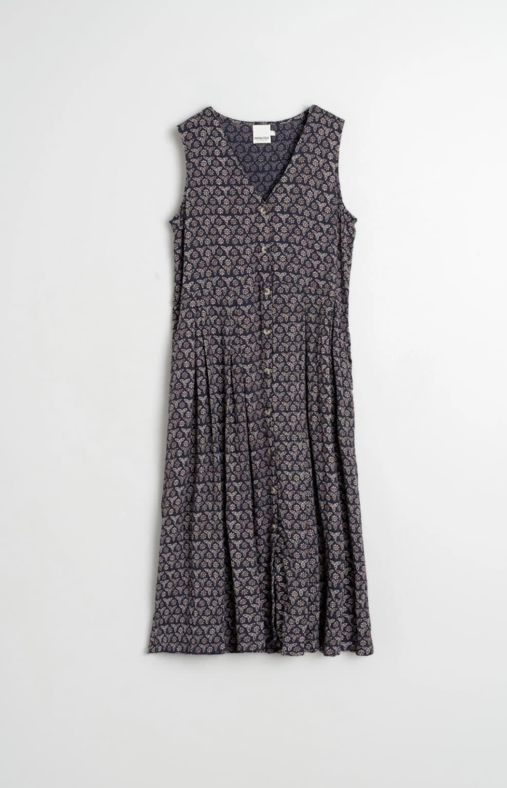 Vestido Indi & Cold  MI140 MULTIPOSICIÓN BLOCKPRINT navy marino - Imagen 4