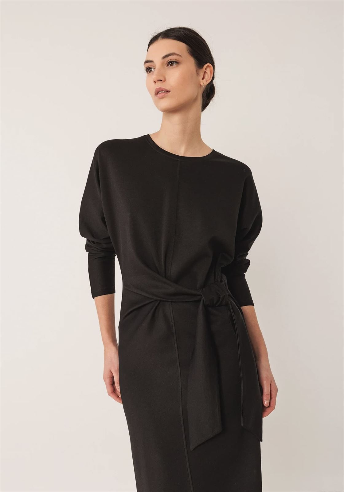 Vestido Indi & Cold punto anudado NM362 negro - Imagen 3