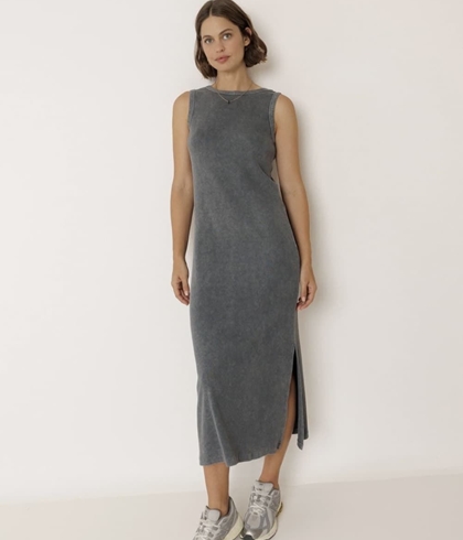 Vestido Maxi Indi & Cold NM412 camaleónica gris carbón - Imagen 1
