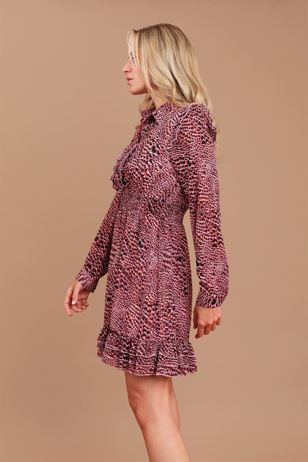 Vestido Minueto Bonnie print pink - Imagen 3