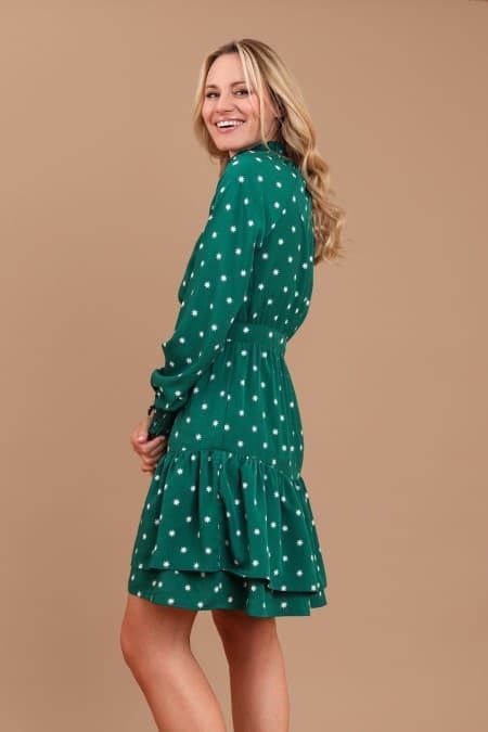 Vestido Minueto Jade estrellitas - Imagen 1