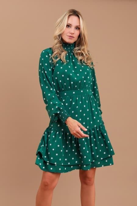 Vestido Minueto Jade estrellitas - Imagen 3