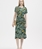 Vestido Nice Things beets print verdes. - Imagen 1