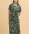 Vestido Nice Things beets print verdes. - Imagen 2