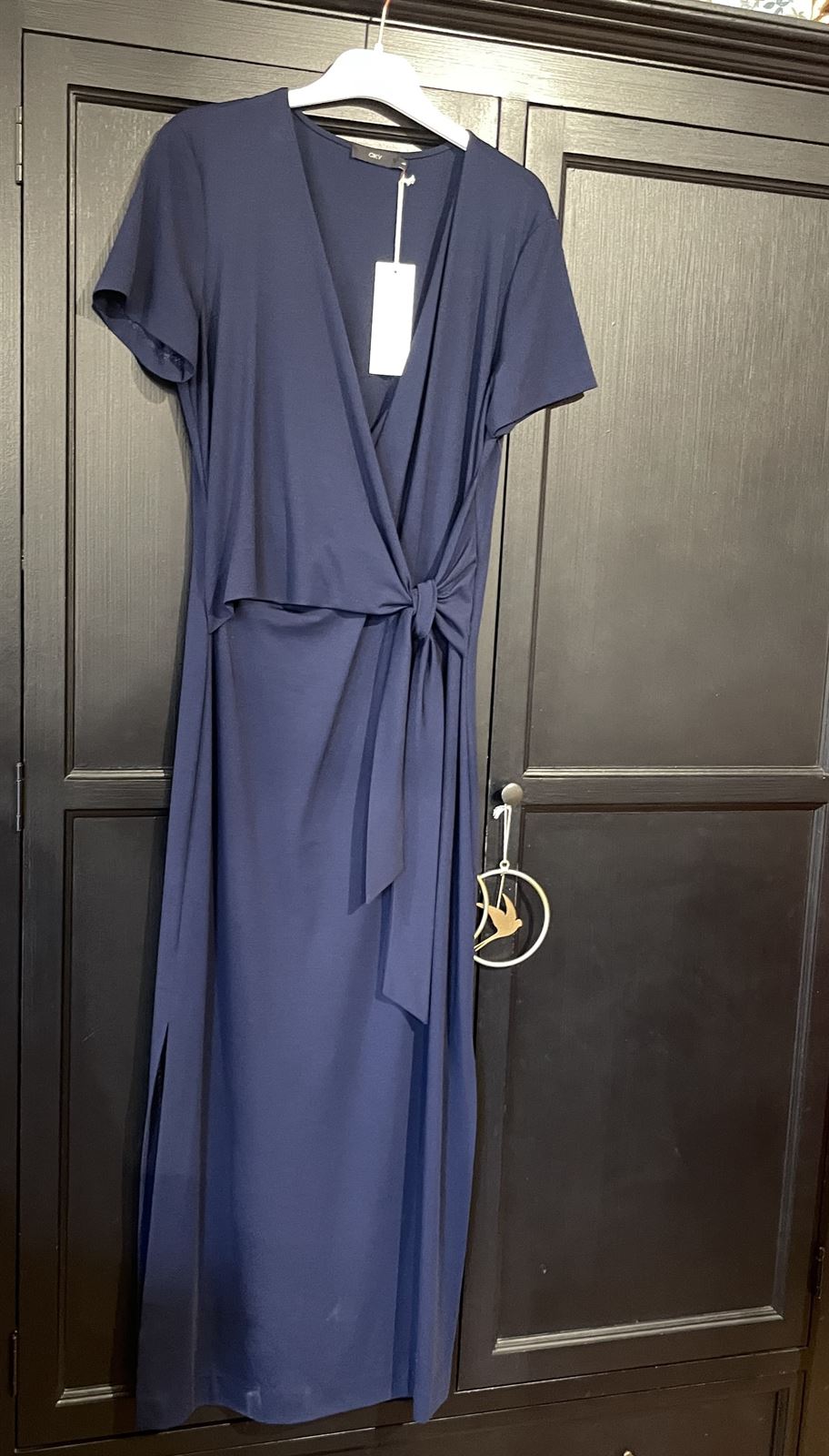 VESTIDO OKY SINAL PUNTO ESTAMPADO GRECA - Imagen 1