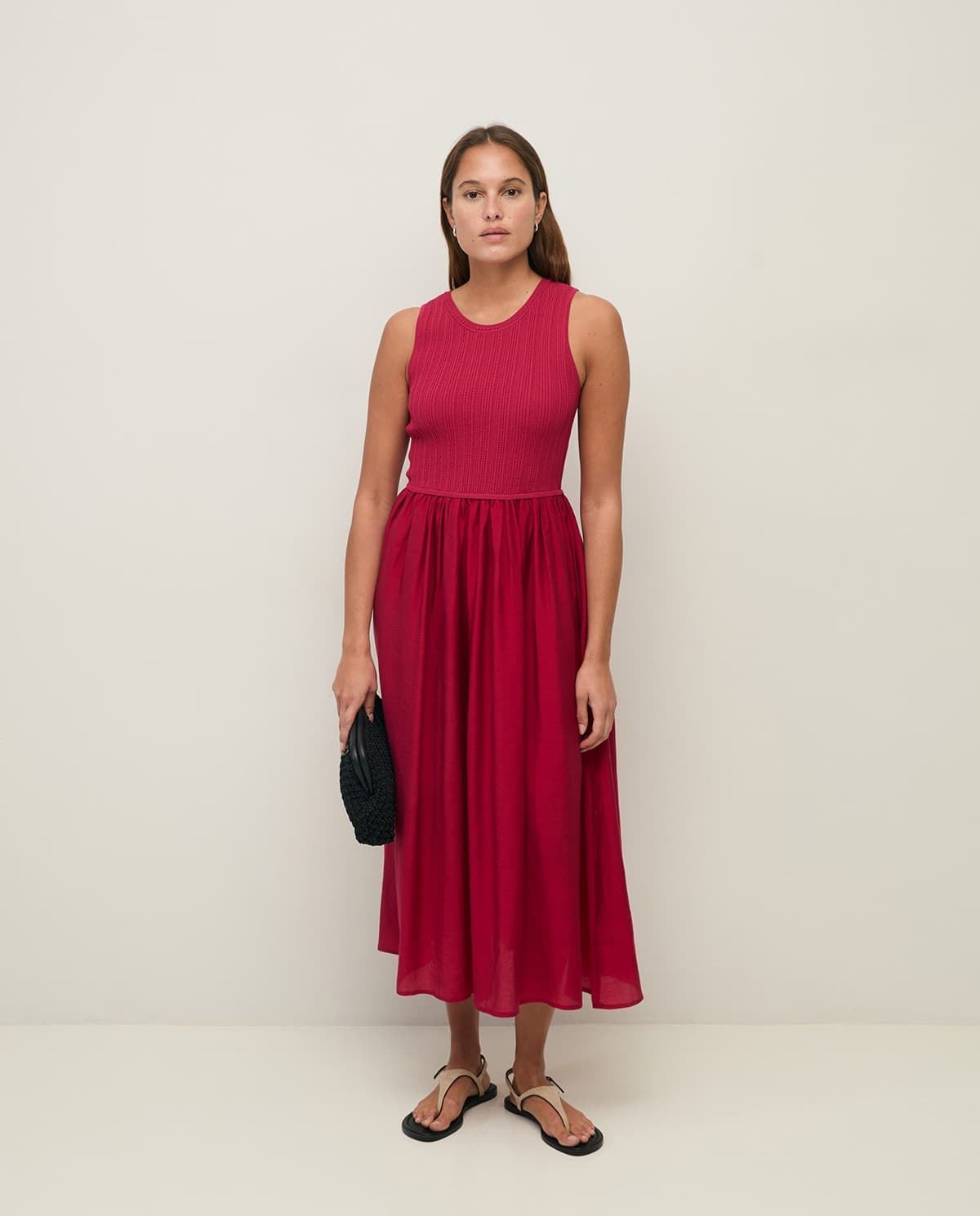 Vestido Yerse 44565 COMBINADO frambuesa - Imagen 2