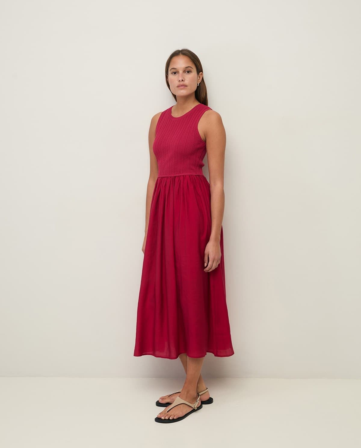 Vestido Yerse 44565 COMBINADO frambuesa - Imagen 5
