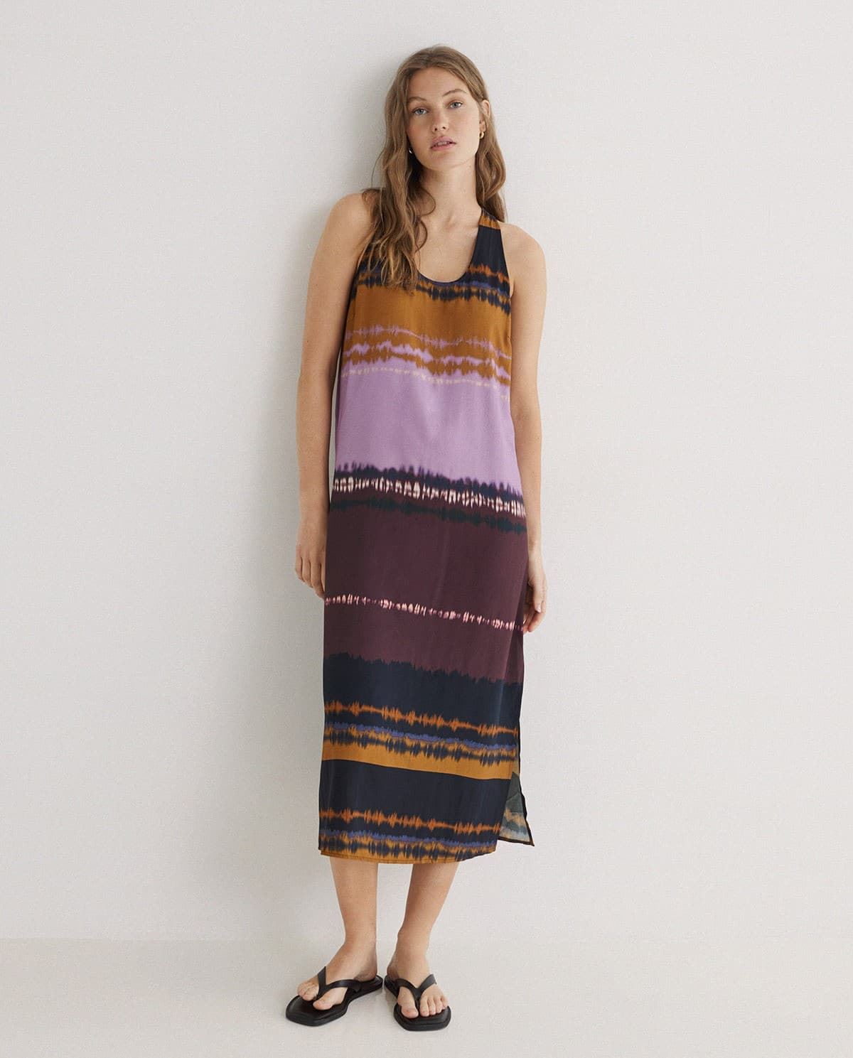 Vestido Yerse 44872 VESTIDO MIDI EFECTO TIE-DYE - Imagen 1