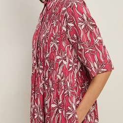 Vestido Yerse 44894 camisero 100% algodón orgánico frambuesa - Imagen 1