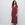 VESTIDO Yerse Ref. 42113 MIDI MANGA JAPONESA GRANATE - Imagen 2