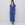 VESTIDO Yerse Ref. 42214 CAMISERO FLAMÉ DE ALGODÓN AZUL - Imagen 1