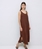 VESTIDO Yerse Ref. 42809TENCEL PICO CHOCOLATE - Imagen 1