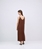 VESTIDO Yerse Ref. 42809TENCEL PICO CHOCOLATE - Imagen 2