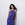 VESTIDO Yerse Ref. 42881 LARGO CUELLO HALTER AZUL - Imagen 1