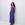 VESTIDO Yerse Ref. 42881 LARGO CUELLO HALTER AZUL - Imagen 2