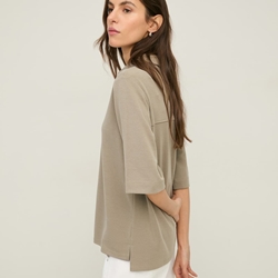 YERSE 44110 FLUIDA MANGA CORTA arena - Imagen 1