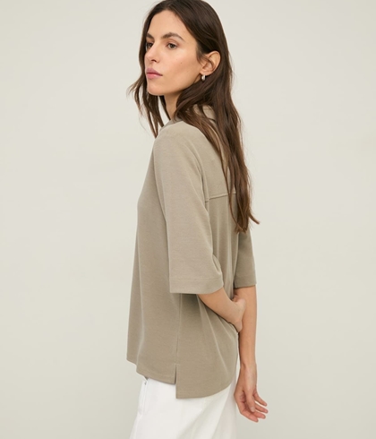 YERSE 44110 FLUIDA MANGA CORTA arena - Imagen 1