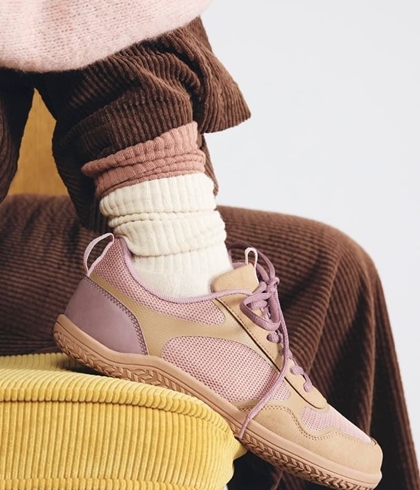 Zapatillas Gioseppo BAREFOOT REJILLA LEOTA rosas - Imagen 1