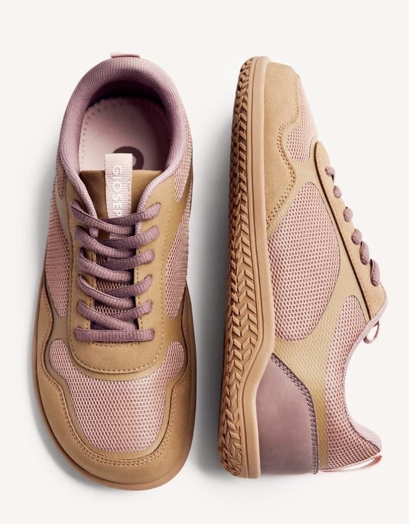 Zapatillas Gioseppo BAREFOOT REJILLA LEOTA rosas - Imagen 3