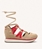 Zapatillas Gioseppo GRISWOLD PIEL CUÑA RAFIA beige - Imagen 2