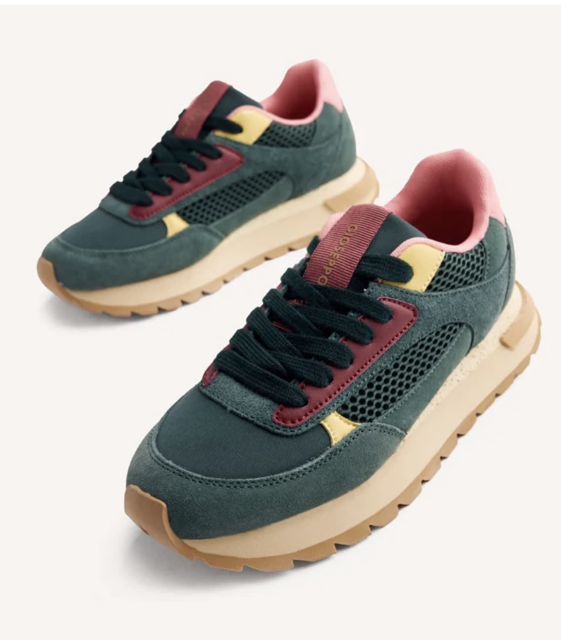 Zapatillas Gioseppo ZEMPLE PIEL Y REJILLA VERDE - Imagen 1